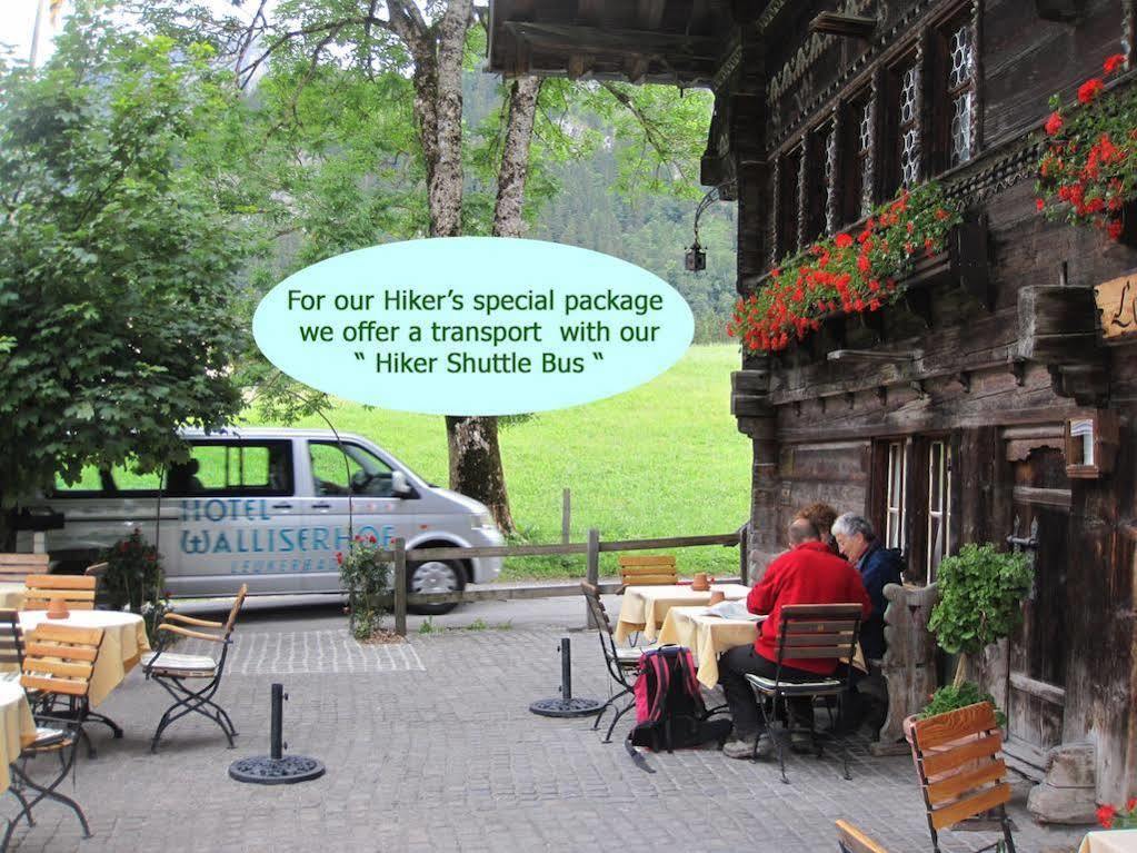 Hotel Walliserhof-Leukerbad-Therme المظهر الخارجي الصورة